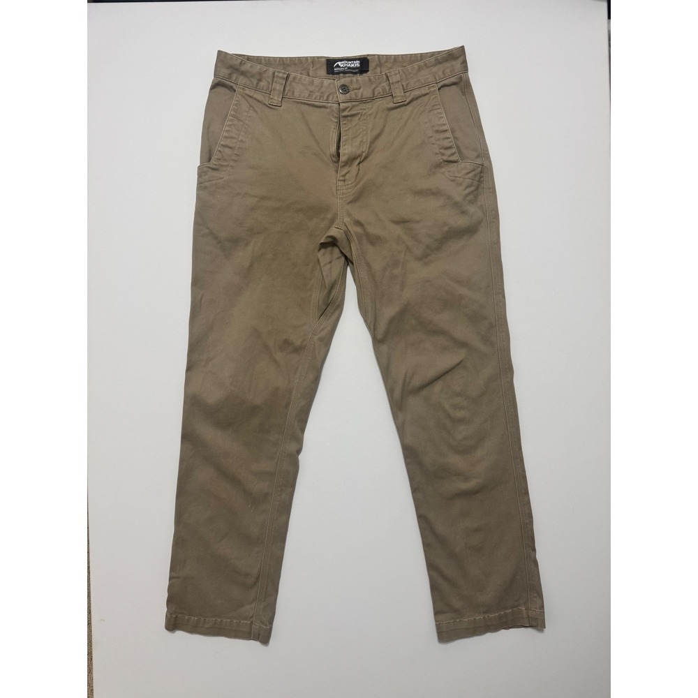 Mountain Khakis Modern Fit Pants Mens 33x30 Tan Brown Khaki Chino Cotton Twill